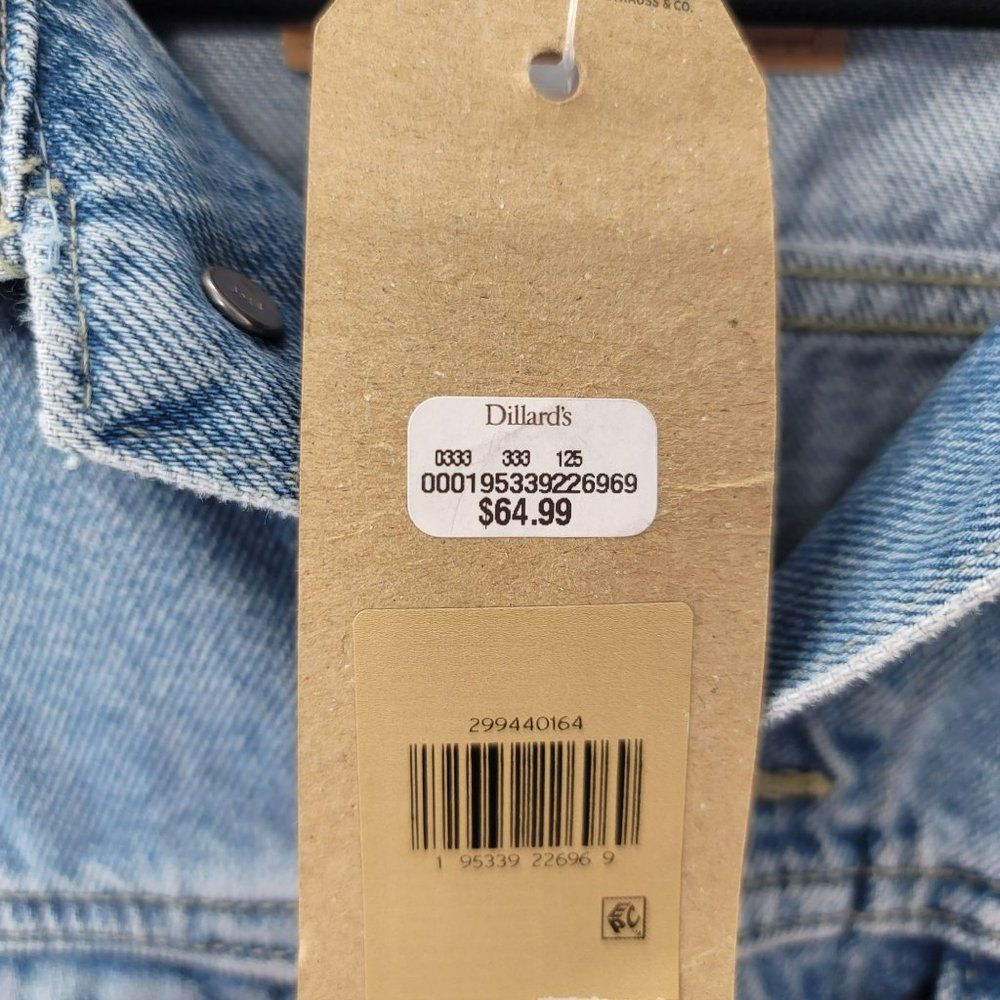 Levis Jean Jacket New Ex Boyfriend Trucker Distressed - Picture 7 of 8